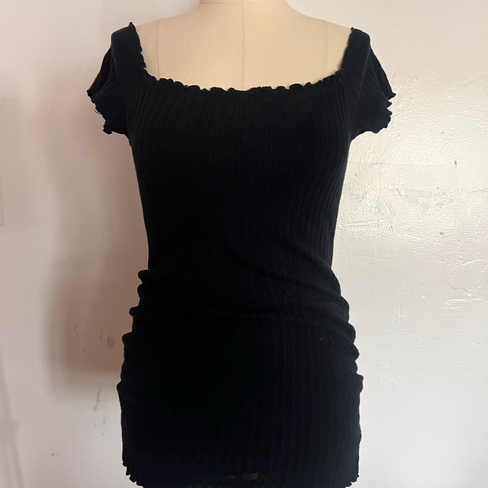 Macy's Black Mini Dress